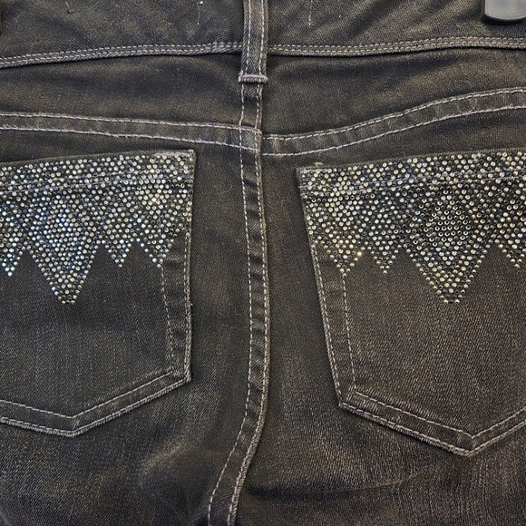 White House Black Market "Diamonds Are Forever" Bootcut Jeans - Size 0 Regular - Picture 8 of 8